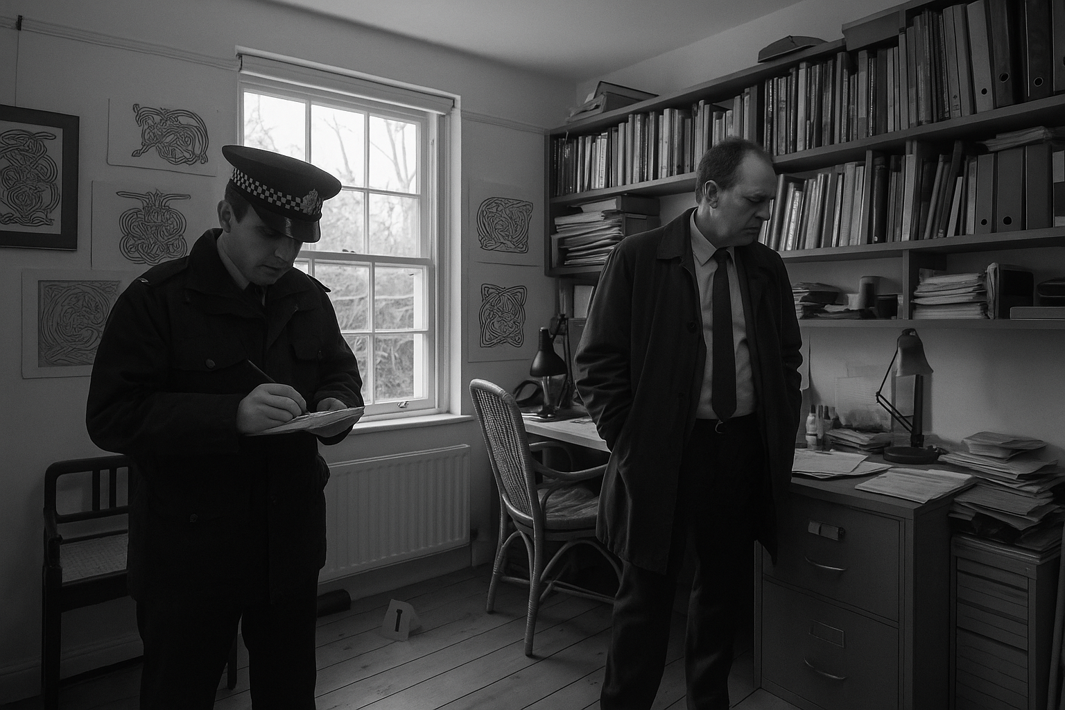 The interior of 52 Cavendish Avenue today